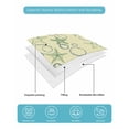 thumbnail image 4 of Quilt King Size Bedding Set, Yellow Green Coastal Reversible Summer Quilt 3 Pieces, Starfish Nautical Ocean Sea Wooden Lightweight Bedspreads Coverlets with 2 Pillow Shams for All Seasons, 4 of 5