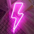 thumbnail image 3 of Lightning Bolt Neon Signs-led Signs For Wall Decor Usb Or Battery Led Lightning Bolt Light With On/off Switch, Lightning Neon Sign For Wall Decor, Gam, 3 of 5