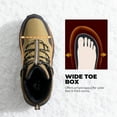 thumbnail image 5 of NORTIV 8 Men's Wide Winter Boots Grip on Snow Ice Insulated Waterproof Lightweight Comfortable Hiking Outdoor Boots, 5 of 10