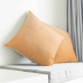 thumbnail image 3 of Orange Striped Pillow Covers 18x18 Inch Decorative Throw Pillow Cover, Modern Minimalist Vertical Stripes Art Sofa Pillowcases Accent Cushion Case Home Decor Bedroom Living Room, 3 of 6