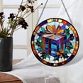 thumbnail image 4 of Pawberry Presents Window Hanging Stained Glass, Presents Suncatchers for Windows Stained Glass, Stained Glass Presents suncatcher, 4 of 7