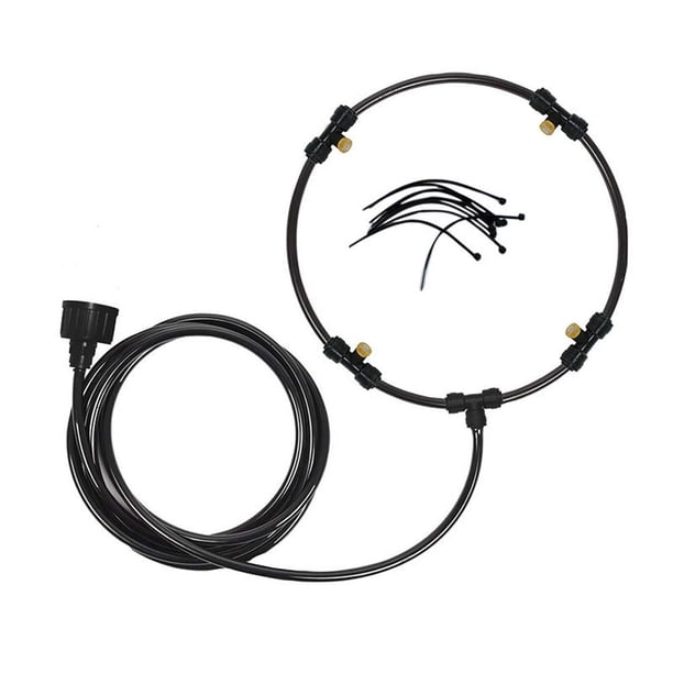 Sistema De Refrigeración Por Nebulización, Anillo De Refrigeración Por Agua Para Ventilador, Boquilla De Nebulización, Rociador Para Balcón De Jardín Doméstico Moyic HA036814-00