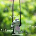 thumbnail image 2 of HSHDLDF Rear View Mirror Accessories Car Mirror Hanging Accessories,Swing Frog,Car Decoration Cute Car Decor Accessories Charm Pendant Car Mirror Suspension Decoration Car Charm (Cute Frog), 2 of 2