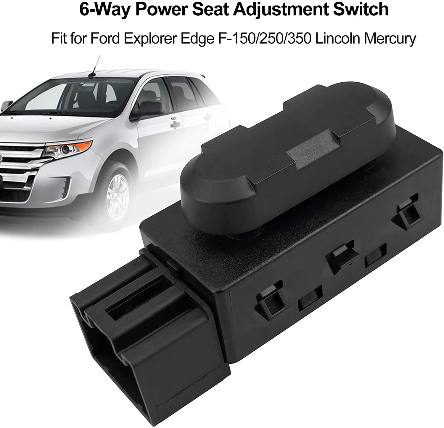 DRIVER LEFT 6 Way Power Seat Switch Adjustment for Ford Mercury 5F9T-14B709-AA