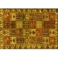 thumbnail image 1 of Ahgly Company Indoor Rectangle Persian Yellow Traditional Area Rugs, 8' x 12', 1 of 4