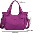 thumbnail image 7 of CoCopeanut Hobo Crossbody Bag for Women Nylon Waterproof Shoulder Bag Casual Purse Handbag, 7 of 7
