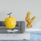 thumbnail image 2 of Escultura De Fruta De Porcelana, Adorno Coleccionable, Estatua De Mesa, Decoración Geométrica Para Festivales, Oficina, Figura De Pollo, Decoraciones Feng Shui Para El Hogar, Escultura De, 2 of 8