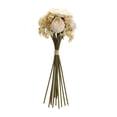 thumbnail image 3 of Melrose Set of 6 White Peony and Hydrangea Artificial Floral Bouquet 17.25", 3 of 3