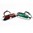 thumbnail image 6 of Fancy 2Pcs LED Boat Navigation Lights Bow Stern Red Green Marine Strip Light Waterproof 12-24V, 6 of 10