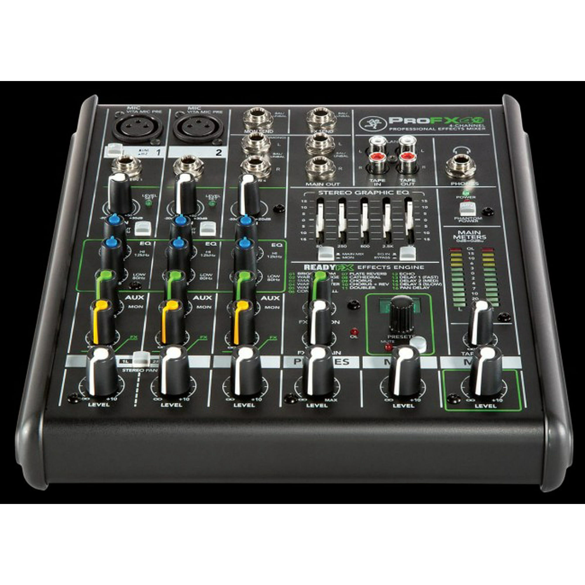 Mackie ProFX4 v2 4チャンネル　ミキサー Mackie PROFX4V2 - Analog mixer with ReadyFX - 4-channel