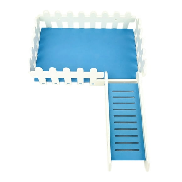 Plateforme Échelle pour Hamster en Plastique Cage Échelle pour Hamster Plateforme pour Hamster avec Échelle