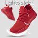 thumbnail image 2 of Zapatillas ZGPWZWL para correr, tenis, gimnasio, caminar, rojas, hombre 9.5, 2 of 6