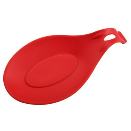 

XHAO Silicone Spoon Rest Heat Resistant Kitchen Utensil Spatula Mixer Pad Mat Holder