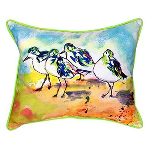 Sanderlings Large Indoor/Outdoor Pillow 16x20