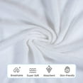thumbnail image 4 of Softan Baby Hooded Bath Towel and Washcloths, Extra Soft and Ultra Absorbent, 6 Pack Gift for Newborn and Infants, Whale Bro, 4 of 6