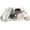 Milky White, variant on Crossbody Bag Stadium Approved for Women,clear Bags for Stadium Events,clear Purse for Concerts-Milky White