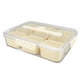 thumbnail image 1 of Bandeja Para Servir Dividida, 9 Compartimentos, Caja Para Aperitivos, Recipiente Para Embutidos, Plástico Con Tapa Y Asa Para Fiestas, Entretenimiento, Picnic, 1 of 7