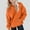 Orange, variant on Piuwrlz Winter Hoodies for Kids Girls Solid Color Hood Sweatshirts Pocket Long Sleeved Round Neck Hoodie Pullover Red Size 9 Years