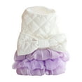 thumbnail image 1 of Mightlink Pets Clothes Fashion Hem Bow-knot Design Soft Comfortable Universal Keep Warm Acrylic Sweet Ladylike Dog Dress for Outdoor, 1 of 6