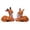 A, variant on Augper Cute Couple Little Deer Decoration Small Car Desktop Sika Deer Artwork Display