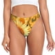 thumbnail image 1 of Balery Golden Sunflower In Field Tangas de Algodón para Mujer con Estampado – Ropa Interior Sexy, Transpirable, G-string-X-Small, 1 of 6