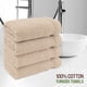 thumbnail image 2 of Toalla de mano American Veteran Towel, 100% algodón, juego de 4 unidades, color beige, 2 of 5
