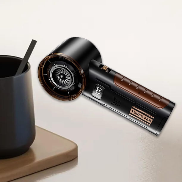 Ventilador de mano Perfecl Portátil Recargable por USB Negro