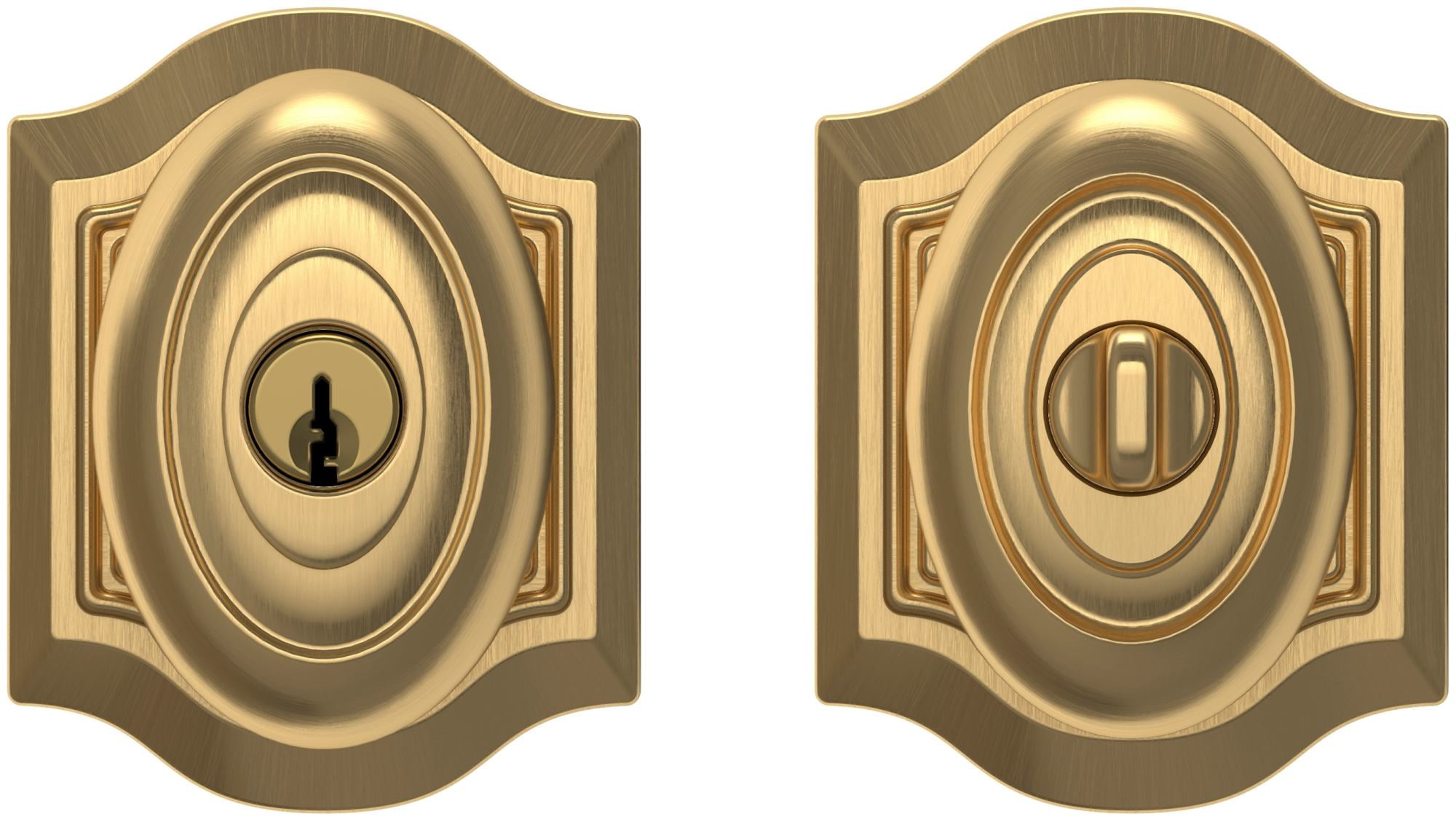 Baldwin 5237102ENTR 5237 Single Cylinder Keyed Entry Door Knob Set - Bronze