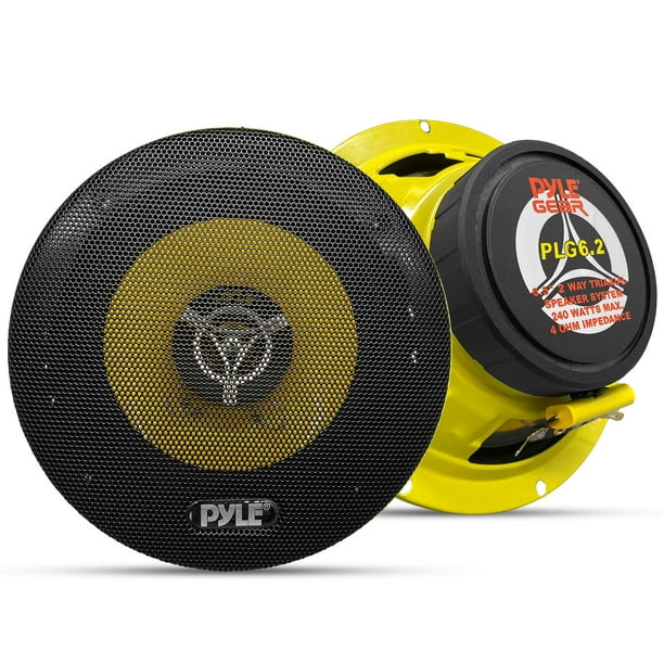 Altavoz para coche Pyle Pro PLG6.2 de 6.5 pulgadas, 240 W, 4 ohmios, tweeter medio de 2 vías