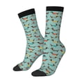 thumbnail image 1 of Fotbe winter ski Dachshund Calcetas Largas con Estampado para Hombre y Mujer – Calcetas de Compresión Transpirables y Elásticas, Viajar y Uso Diario Talla 5-11, 1 of 6