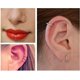 thumbnail image 2 of 8 Uds. Anillo de nariz falso, pendiente de labio, aro de acero inoxidable, Clip, joyería para Piercing corporal no perforada, 2 of 5