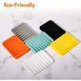 thumbnail image 4 of PEACNNG Soap Dish for Shower, Waterfall Soap Tray for Bathroom, Kitchen, Countertop, Flexible Silicone, Keeps Soap Bars Dry, Easy Cleaning, 4 of 5