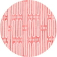 thumbnail image 1 of Ahgly Company Indoor Round Solid Red Modern Area Rugs, 4' Round, 1 of 4