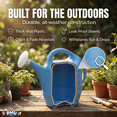 thumbnail image 3 of PMU 2 Gallon Watering Can - Garden Watering Can for Indoor & Outdoor Plants - Plastic Water Can with Detachable Sprinkler Head - Large Water Pot, Made in USA - Blue Pkg/1, 3 of 9