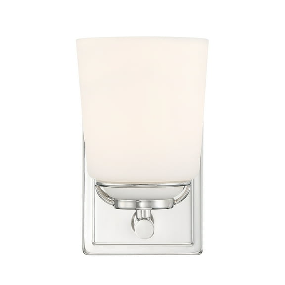 Designers Fountain Stella 8 inch 1-Light Polished Nickel Modern Wall Sconce Light, D291M-WS-PN