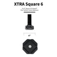 thumbnail image 5 of SnapPad Jack Pad XTRSQSP4 Xtra Square; Rubber; Fits 6 Inch Square Jack Foot; Black; 8-1/2 Inch Diameter; Set Of 4, 5 of 5