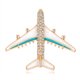 thumbnail image 1 of Busto de avión, joyería de moda, broches de joyería para mujer, accesorios de vestir, estilo de moda como regalo para niñas, 1 of 5