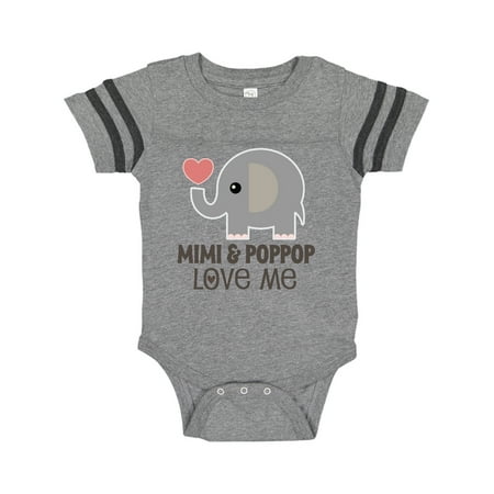 

Inktastic Mimi and PopPop Love Me Baby Gift Gift Baby Boy or Baby Girl Bodysuit