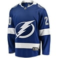 thumbnail image 2 of Men's Fanatics Nicholas Paul Blue Tampa Bay Lightning Home Breakaway Player Jersey, 2 of 3