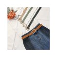 thumbnail image 6 of INSPIRE CHIC Women's Rhinestone Buckle Belts, Decorative Elegant Faux Leather Waistband Belt for Jeans Pants Dresses 41.3x1.1" Camel, 6 of 6