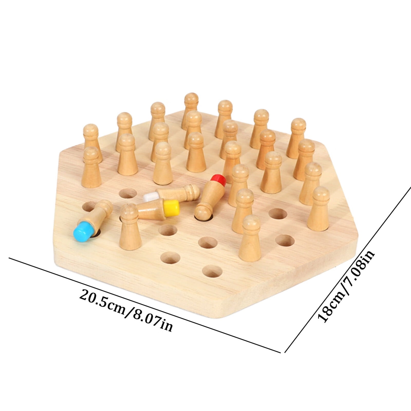 Wooden Memory Chess Game for kids - Kraftsman Brand Store