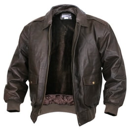 Flight Bomber Jacket Leather Aviator Jacket For Men Vintage