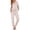 White Apricot Cashew, variant on Ekouaer Pajamas for Women Set 2 Piece Lounge Set Short Sleeve Pjs Joggers Long Pants Sleepwear with Pockets