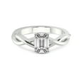 thumbnail image 3 of 5 Carat IGI Certified Emerald Shape Lab Grown Diamond Engagement Ring | 14K White Gold | Evermore Solitaire Diamond Ring | FG-VS1-VS2 Quality Friendly Diamonds, 3 of 4