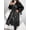 Black Plus, variant on Women Trench Coat Long Loose Jacket Faux PU Leather Oversize Classic Lapel Overcoat with Belt