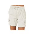 thumbnail image 6 of Women Cargo Shorts Summer Loose Hiking Shorts with Pockets Womens Plus Size Denim Shorts, 6 of 7