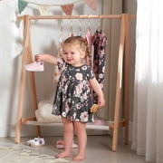 Gerber Baby Girls Short Sleeve Dresses, 2 Pack, Size Newborn - 24 Months