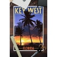 thumbnail image 2 of Key West, Florida, Palms and Sunset (12x18 Wall Art Poster, Room Decor), 2 of 3