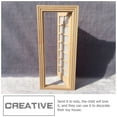 thumbnail image 3 of FRCOLOR Mini Lattice Door Interior Model Decoration Micro Scene 18.9X7.3X0.9CM, 3 of 8
