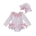 thumbnail image 1 of Infant Girl Rash Guard Swimsuits Cute Sun Protection Long Sleeve Bathing Suits 0-3 Monthss, 1 of 4